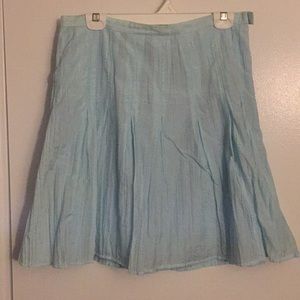 J. Jill Summery High-waisted Sky Blue Skirt